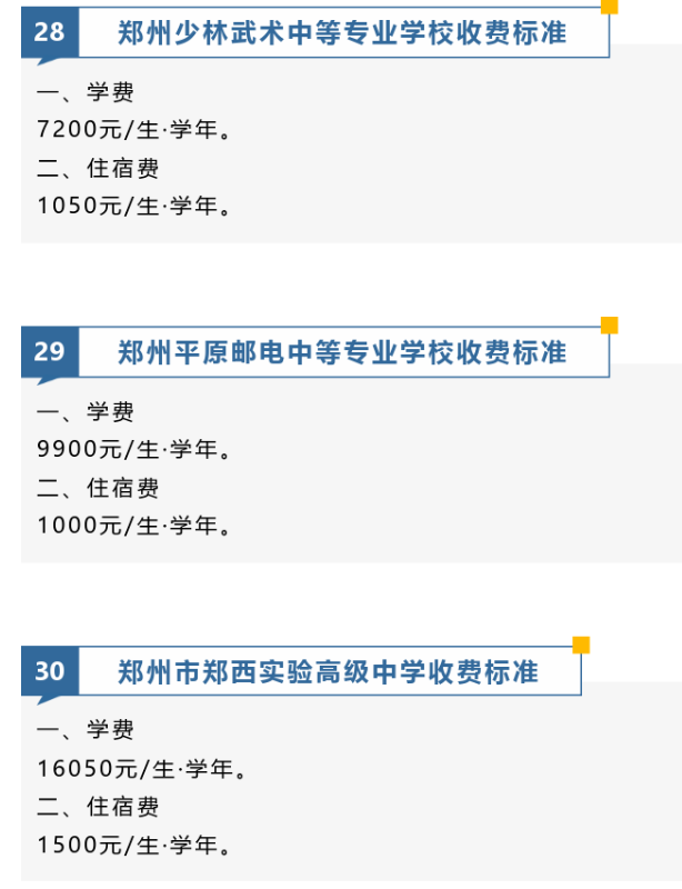 郑州：这34所学校，最新收费标准，批复！
